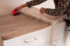 Quick And Easy Worktop Makeover With D C Fix Sticky Back Plastic Peel Stick Trim It S As Easy As Kitchen Worktop Makeover Kitchen Worktop Rental Kitchen