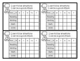 Behavior Chart Tracking Individual Behavior Graphing Interventions