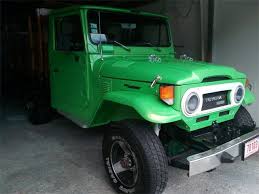 I just installed a new battery andnew 33x12.5 r15 mickey thompsons. 1978 Toyota Land Cruiser Fj45 Pickup For Sale Classiccars Com Cc 1037534