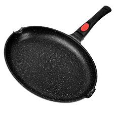 33cm 13inch With Detachable Handle 1 8quart Marble Non Stick Fish Pan Pan Griddle Pan Fish