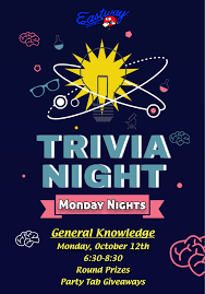 Trivia returns on monday nights starting 6/28 at 7 pm! Leagues Eastway Bowl Open Bowling Eastway Bowl