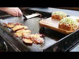 281 Bologna Club Sandwich Blackstone Griddle Recipe Youtube Griddle Recipes Yummy Grill Instant Pot Dinner Recipes