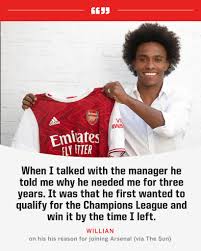€9.00m * aug 9, 1988 in ribeirão pires, brazil Espn Fc On Twitter Willian Left Chelsea To Join Arsenal Chelsea Are In The Champions League Final Arsenal Won T Be Playing In The Ucl Next Season Https T Co Dloigtdkpa