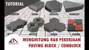 Paving memiliki kelebihan pada kemudahan proses pemasangan karena bisa dikerjakan dengan peralatan sederhana jika dibanding dengan jalan aspal dan lebih hemat waktu daripada. Cara Menghitung Rab Paving Block Conblock Youtube
