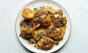 Garlicky Chicken With Lemon Anchovy Sauce Recipe Nyt Cooking