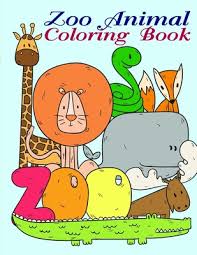 Our coloring pages are free and classified by theme, simply choose and print your drawing to color for hours! Zoo Animal Coloring Book Christmas Book Coloring Pages With Funny Easy And Relax Paperback The Book Stall