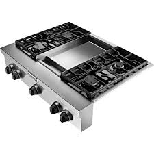 gas cooktop with 4 burners