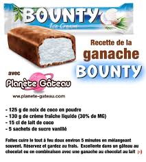 Blog Planete Gateaurecette Facile De La Ganache Bounty Recette De Ganache Recette Ganache