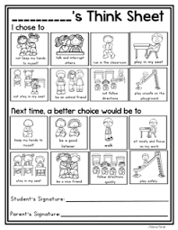 Science Think Sheet Kindergarten Think Sheet Free Think Sheets For Behavior Kindergarten Behaviour Think Sheet P In 2020 Think Sheet Behavior Reflection Think Sheets