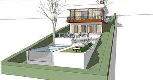 Sloping Lot House Plan Slope House Hillside House