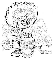 Jibarito Puerto Rico Art Coloring Pages Puerto Rico History