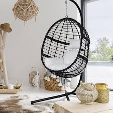 Maypex 78 In Wicker Outdoor Basket Swing Chair With Black And White Cushion And Stand 300243 The Home Depot The humble laundry basket is often overlooked as a versatile and relatively cheap homeware piece that can add colour, pattern and personality to our abodes.