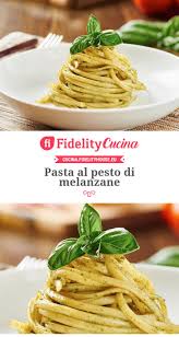 Pasta Al Pesto Di Melanzane Ricetta Pasta Al Pesto Idee Alimentari Ricette