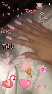 Black And Light Pink Acrylic Nails Top Skin Care Products Skin Care For Black Women Beauty Maintenance Tips 201 Beauty Black Care Maintena In 2020 Dream Nails Best Acrylic Nails Basic Nails