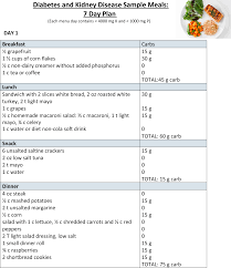 1600 calories, 60 grams protein, 1500 mg sodium, 2300 mg potassium, 800 mg phosphorus. Diabetes And Chronic Kidney Disease Basics Part Two Journal Of Renal Nutrition