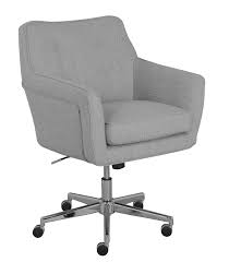 Serta Ashland Home Office Chair Light Gray Walmart Com Home Office Chairs Comfy Office Chair Desk Chair Comfy