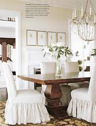Simplified Slip Covered Dining Chairs Slipcovers For Chairs Dining Chair Slipcovers