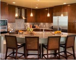 Pin By Pam Baldauf On Stained Kitchen Cabinets Curved Kitchen Curved Kitchen Island Stained Kitchen Cabinets