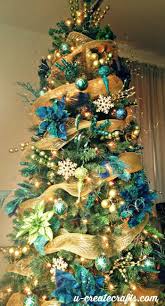 Michaels Dream Tree Challenge Peacock Christmas Tree Turquoise Christmas Tree Peacock Christmas Tree Christmas Tree Design