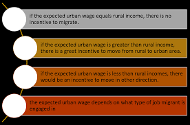 Todaro's Model of Rural-Urban Migration 1.1 Background John R. Harris and  Michael P. Todaropresented the seminal 'Two secto