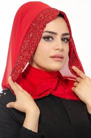 Aise Tesettur Kirmizi Tesettur Abiye Baslik Outfits Scarf Tying Hijab
