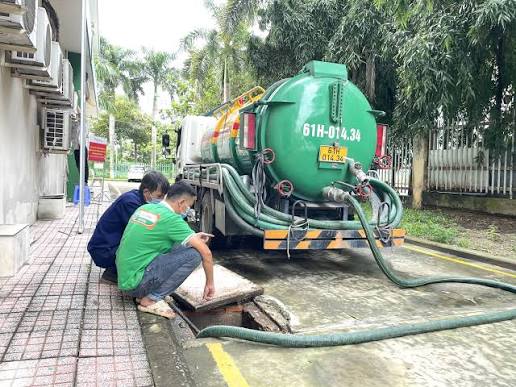 Bảng giá hút hầm cầu, bể phốt, hầm tự hoại xe từ 20 khối - Công ty Đô Thị Xanh Phương Anh