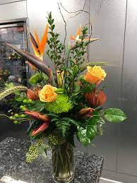 Local flower delivery in phoenix. Tall Mixed Fall Arrangement In Phoenix Az Tatum Flowers