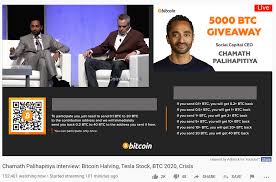 Scam coins may also use the word bitcoin in them in an effort to trick or mislead people into thinking there is a legitimate relationship. 5000 Btc Giveaway Scam Chamath Palihapitiya Elon Musk Not Giving Away Bitcoin Bitcoin News