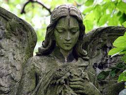 stop to pretend stop pretending angel sculpture angel statues cemetery angels