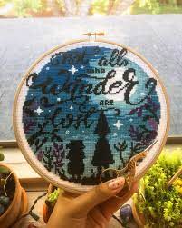 An ominous cross stitch pattern of enoch from over the garden wall, perfect for fall! Fo Over The Garden Wall Piece I Had Finished A Few Months Ago Crossstitch