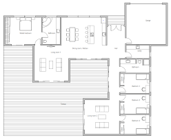 I Love The Open Layout Of This The Master Bedroom Is Far Away From The Other Bedrooms It Is One Story 4 Bedroom How To Plan Modern House Plans House Design