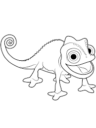 Turn on the printer and click on print the drawing. Chameleon Pascal Coloring Page 1001coloring Com