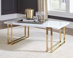 Picture gallery of white coffee tables and end tables. 722738 3pc Coffee End Table Set White Marble Gold Coaster