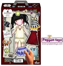 100% cotone americano santoro truly collection. Dress Up Ruby Santoro London Gorjuss Diset Juguetes Puppen Toys