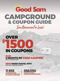 Good sam club ask marcus if you have questions, concerns or praise about your good sam club membership. 2021 Good Sam Campground Coupon Guide Good Sams Rv Travel Guide Campground Directory Good Sam Enterprises 9781734158601 Amazon Com Books