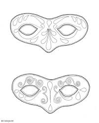 Malvorlage Masken Con Imagenes Mascaras De Mascarada Mascaras Carnaval Plantilla De Mascara