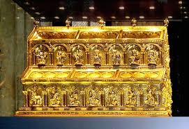 Shrine Of The Three Kings Wikipedia The Free Encyclopedia Biblical Magi Shrine Cologne Cathedral