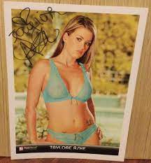 TAYLORE ASHE SIGNED ADULT FILM STAR PORN PORNSTAR 8X10 SLICK AVN LAS VEGAS  | eBay