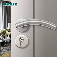 Adapun handle pintu rumah minimalis itu sendiri macam dan modelnya cukup banyak. Marie Lh1006 Perak Minimalis Modern Interior Handle Pintu Kunci Tuas Disikat Stainless Steel Pintu Kamar Tidur Knob Aksesoris Gagang Pintu Aliexpress
