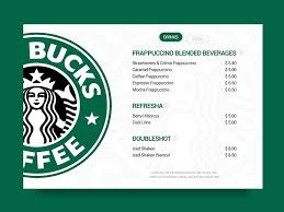 Day 093 Price List Web Design Quotes Price List Design Starbucks Price List
