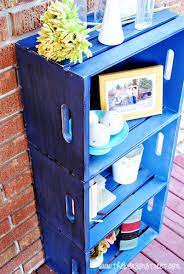 Cute Diy Crate Bookshelf Libreria De Cajas Proyectos De Madera Cajones De Madera