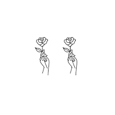 You Are My Rose Set Of 2 Hands Holding Flowers Watercolor Rose Tattoos Hand Tattoos Beibehang customized modern minimalist vintage hand drawn letters cement wall coffee shop western restaurant background wall. watercolor rose tattoos