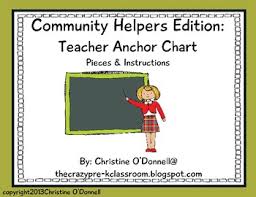 Community Helper Anchor Chart Teacher