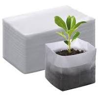 Amazon.com : GREANER 100PCS Biodegradable Seedling Bags, 9.8 ...