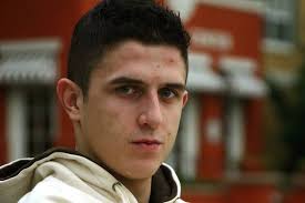 Marcel Goc Eishockey Herren NHL 2005 2006, San Jose Sharks, Shooting,  Fotoshooting, Fototermin