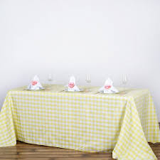 Check spelling or type a new query. Buffalo Plaid Tablecloth 90 X132 Rectangular White Yellow Checkered Polyester Linen Tablecloth Plaid Tablecloth Table Cloth Yellow Checkered