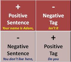 At the same time if it is certain that there is serious sense, then negative question tags must be attached with positive imperative sentence and positive question tags with negative imperative sentence. Question Tag In English How To Make Question Tags For Sentences
