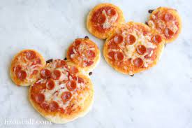 mini mickey mouse pizza liz on call recipe mickey mouse food soft pretzels mini and mickey