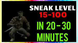 Want To Get Your Sneak Level Up To 100 In 20 Minutes Check This Out Also Levels Up Your Character Fast You May Alr Skyrim Tips And Tricks Skyrim Gaming Tips