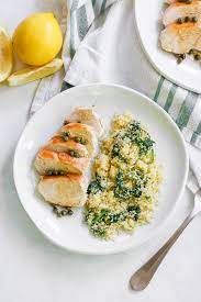 Maybe you would like to learn more about one of these? Lemon Caper Chicken With Spinach Couscous The Culinary Compass